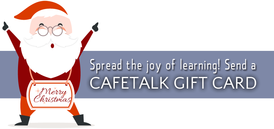
			Spread the joy of learning! Send a Cafetalk gift card.			